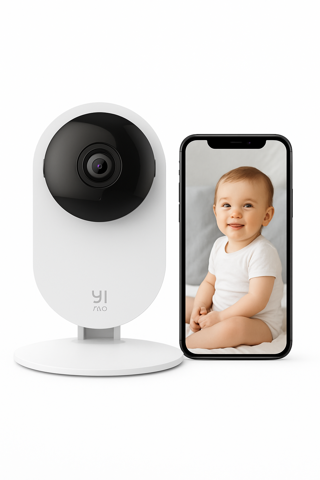 YI Pro Home 2K WLAN-Sicherheitskamera für die Innenüberwachung