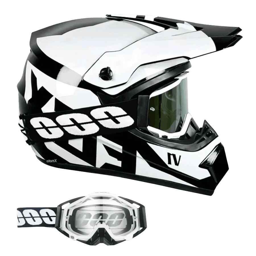 Youth Motocross & Dirt Bike Helmet for Young Riders, DOT Certified-G / S