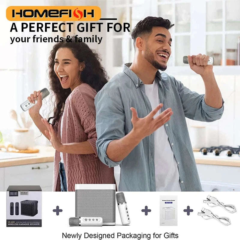 YS203 Portable Bluetooth Speaker with Dual Microphones-sliver