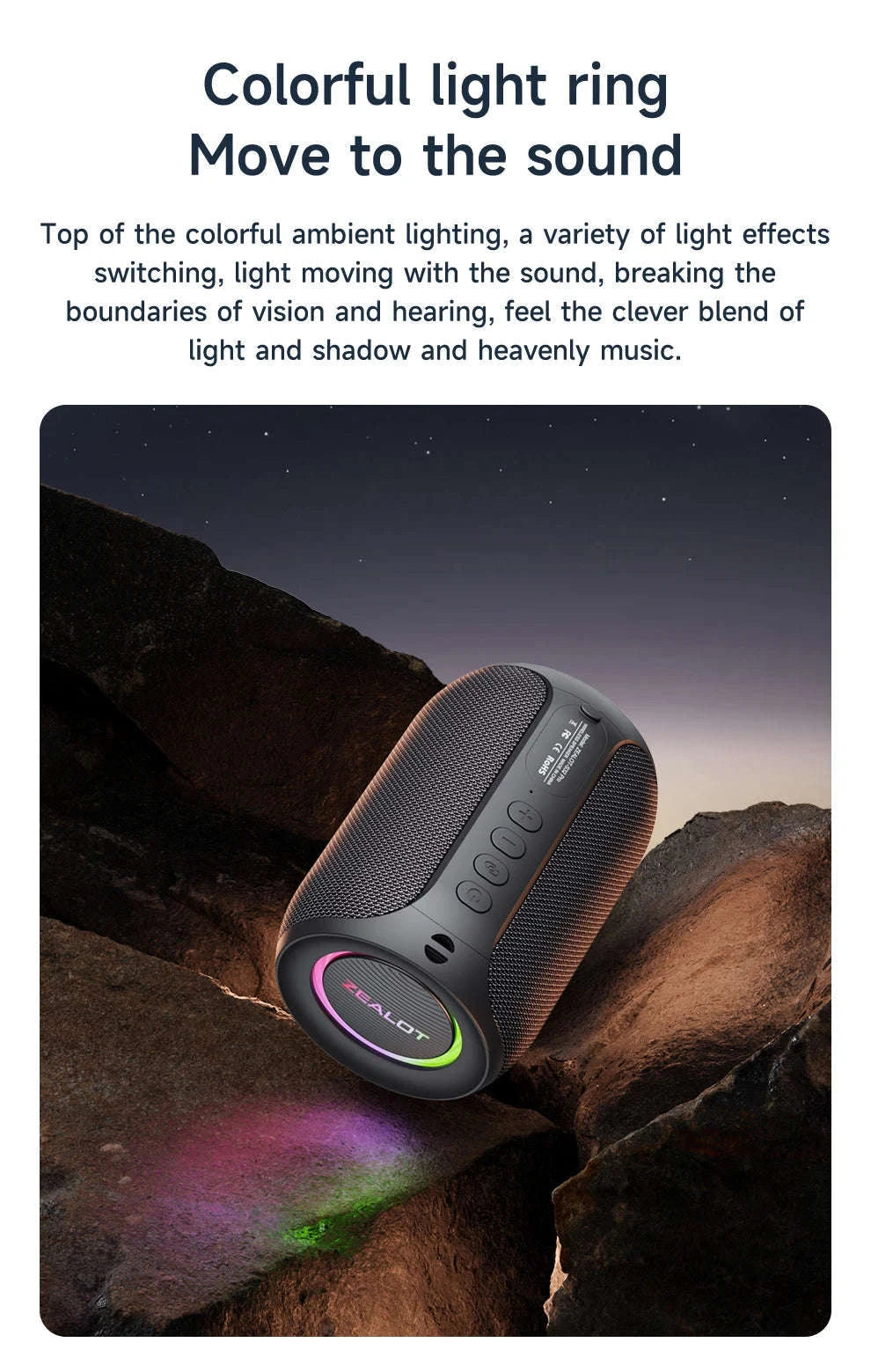 Zealot S32PRO Bluetooth Speaker-Black
