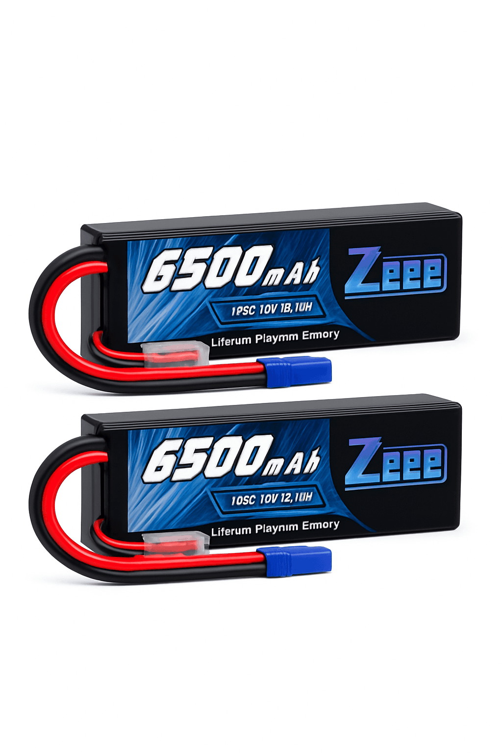 Zeee 2S 6500mAh 7.4V 120C Hardcase LiPo Battery with EC5-2S 120C 6500 EC5 / United States