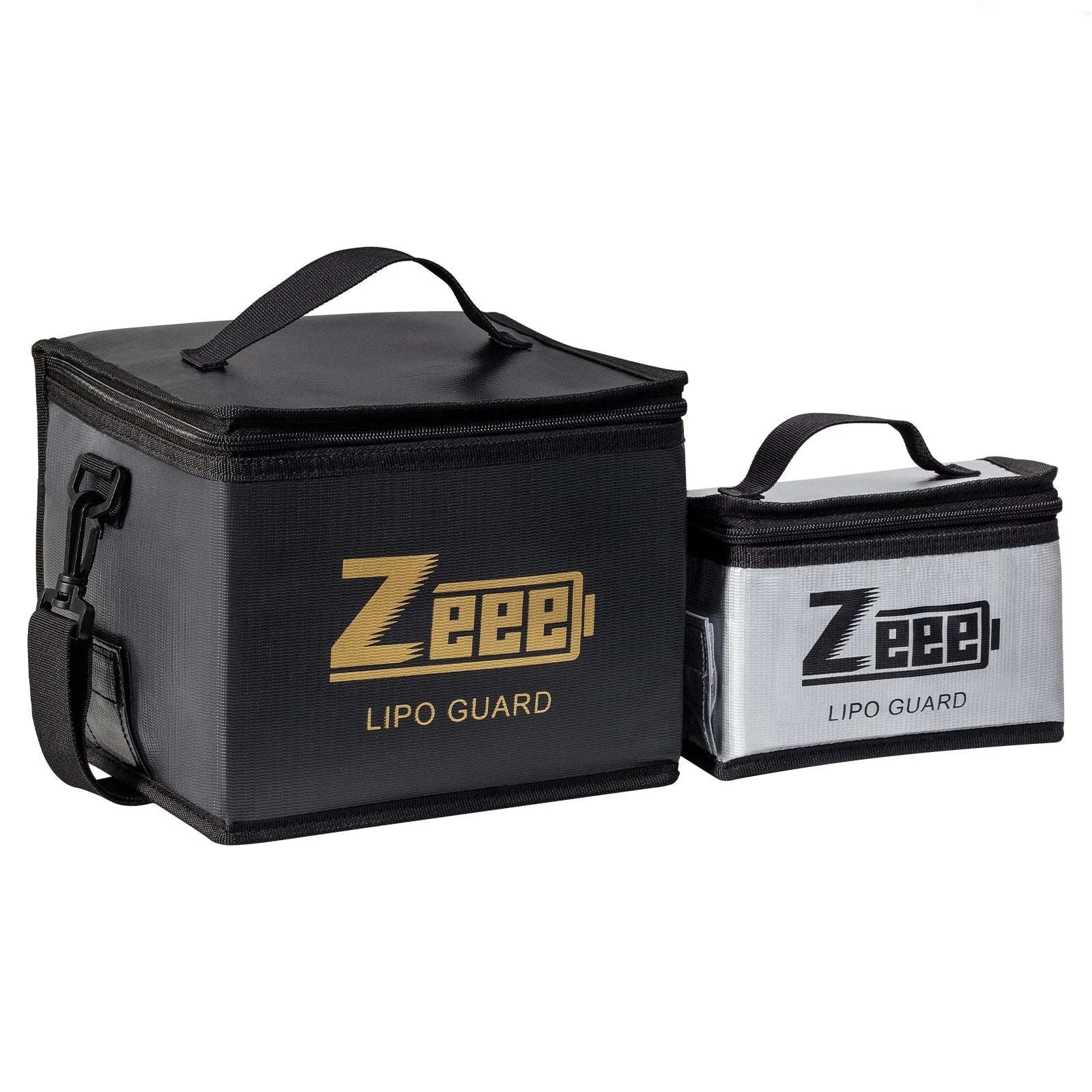 Zeee Fireproof LiPo Battery Safety Bag Set-As shown / UNITED KINGDOM