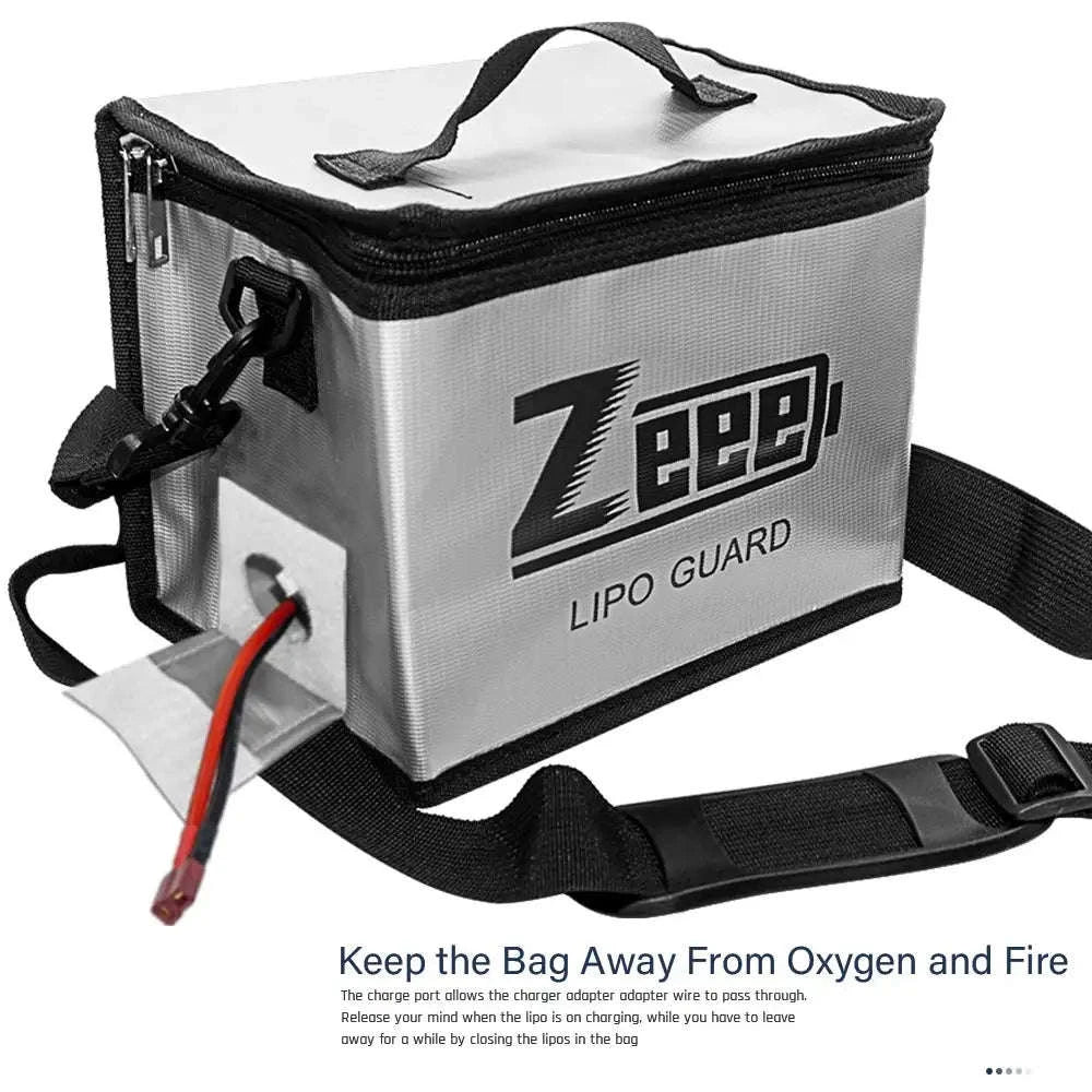 Zeee LiPo Battery Safe Bag Fireproof Storage Guard-As shown / UNITED KINGDOM