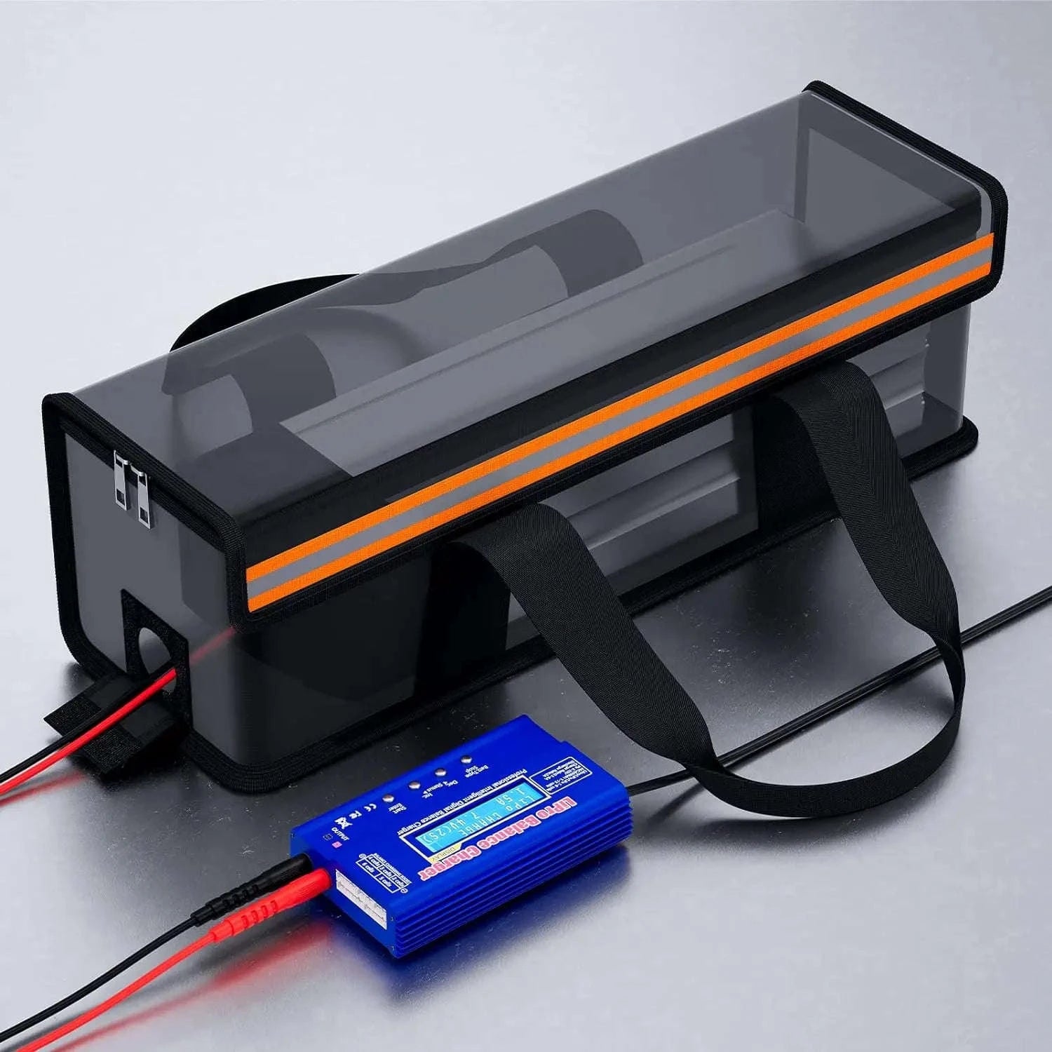 Zeee LiPo Safety Bag Fireproof Battery Storage Case-Long / United States