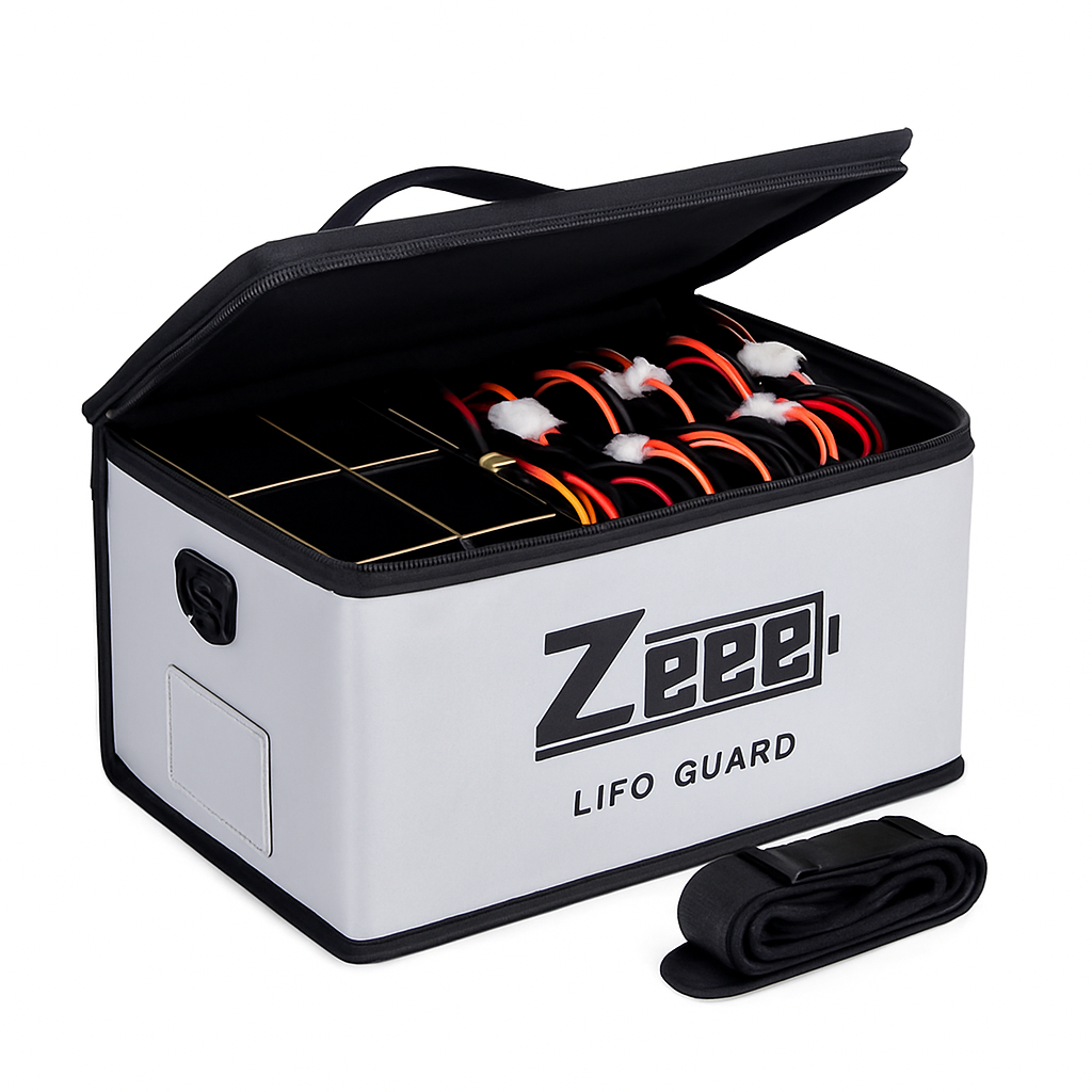 Verstellbare 10-Zellen-LiPo-Sicherheitsbeutel feuerfeste Batterielagerung