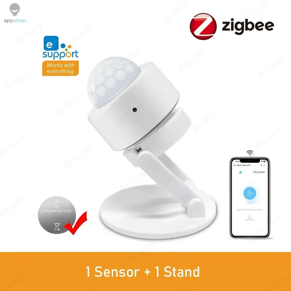 Zigbee 3.0 PIR Motion Sensor Detector-1 Sensor 1 Stand