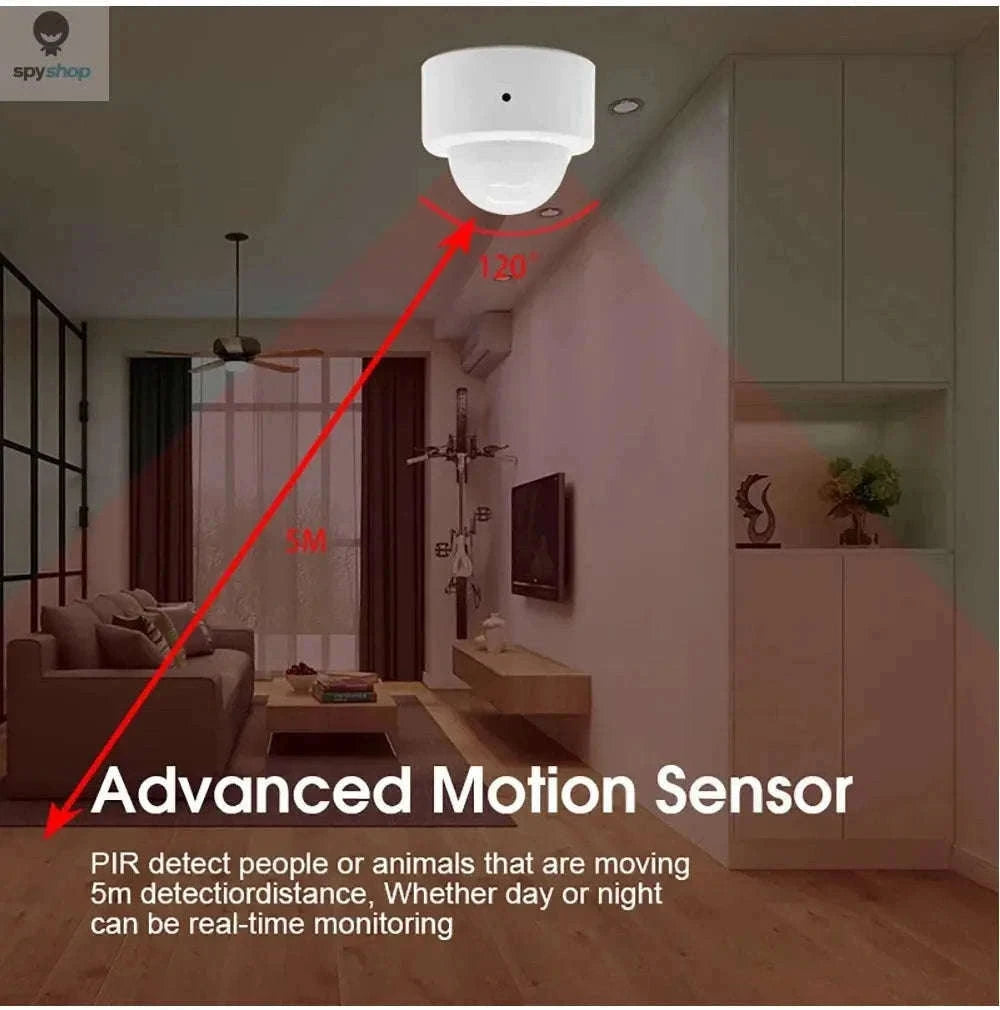 Zigbee 3.0 PIR Motion Sensor for Smart Home Alerts-1 Sensor 1 Stand