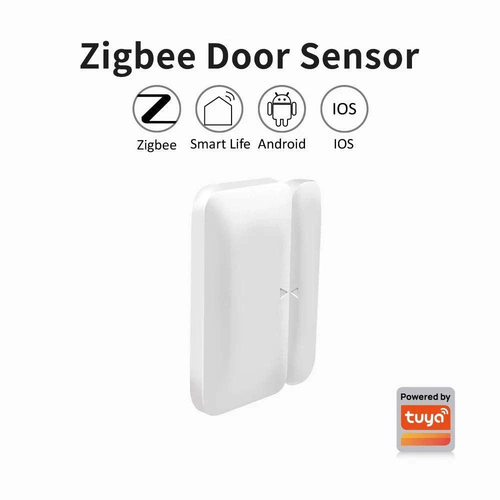 Zigbee Smart Door & Window Sensor with App Alerts for Home Security-HA-ZB2PC