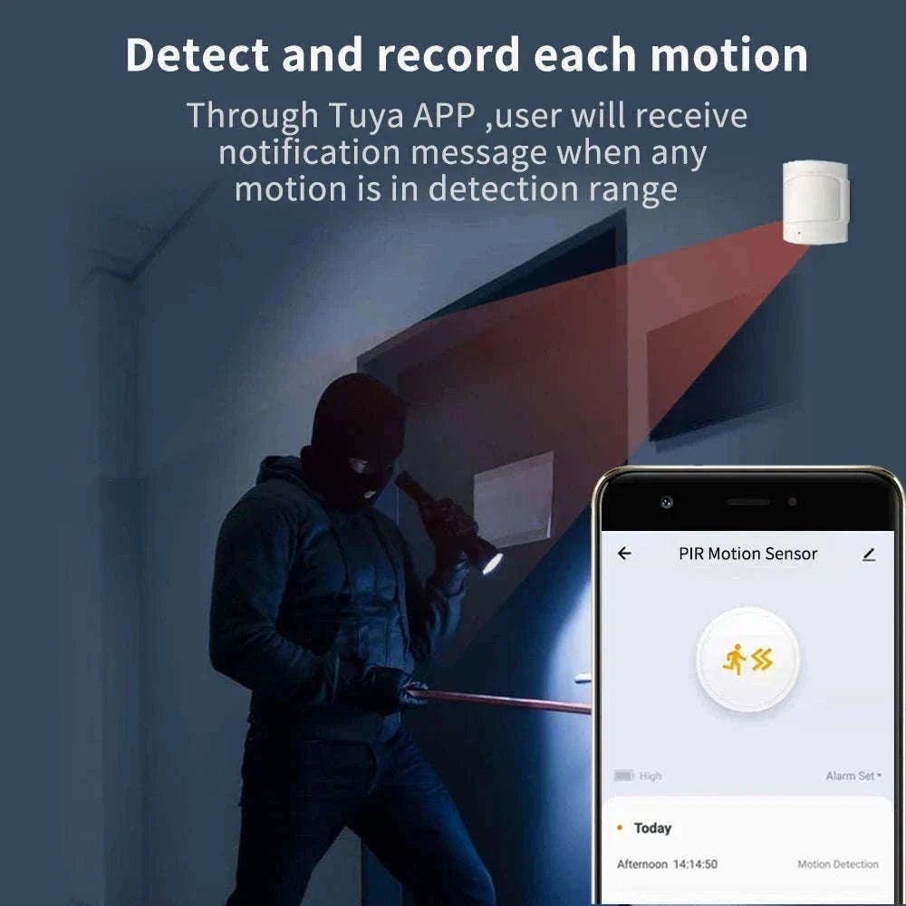 Zigbee Smart Motion Sensor with Real-Time Alerts for Home Security-tuya zigbee