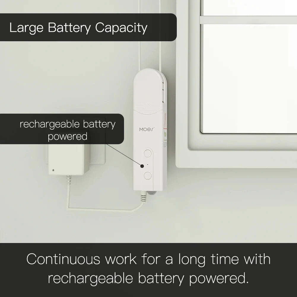 ZigBee Smart Roller Blind Motor for Tuya, Alexa and Google Home-Type-C port 1 PC / United States