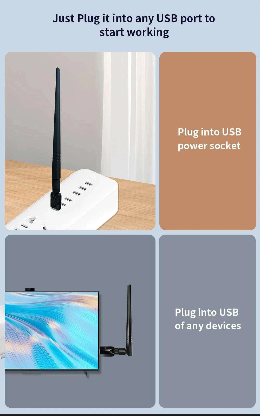 Zigbee USB Range Extender with Detachable Antenna for Smart Home Coverage-Zigbee Extender