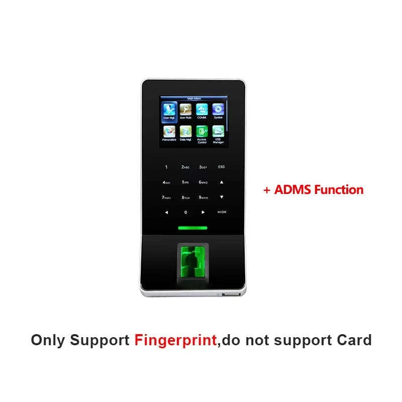ZKTeco Fingerprint Attendance Terminal with Wi‑Fi and 3000 Templates-Machine No ADMS No Card / Spanish