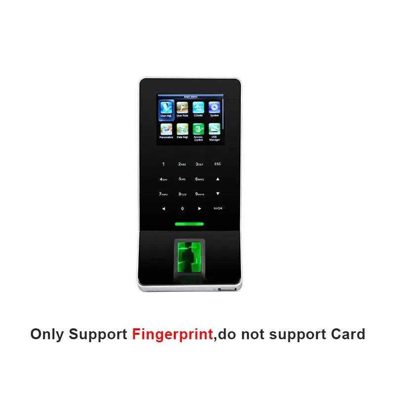ZKTeco Fingerprint Attendance Terminal with Wi‑Fi and 3000 Templates-Machine No ADMS No Card / Spanish