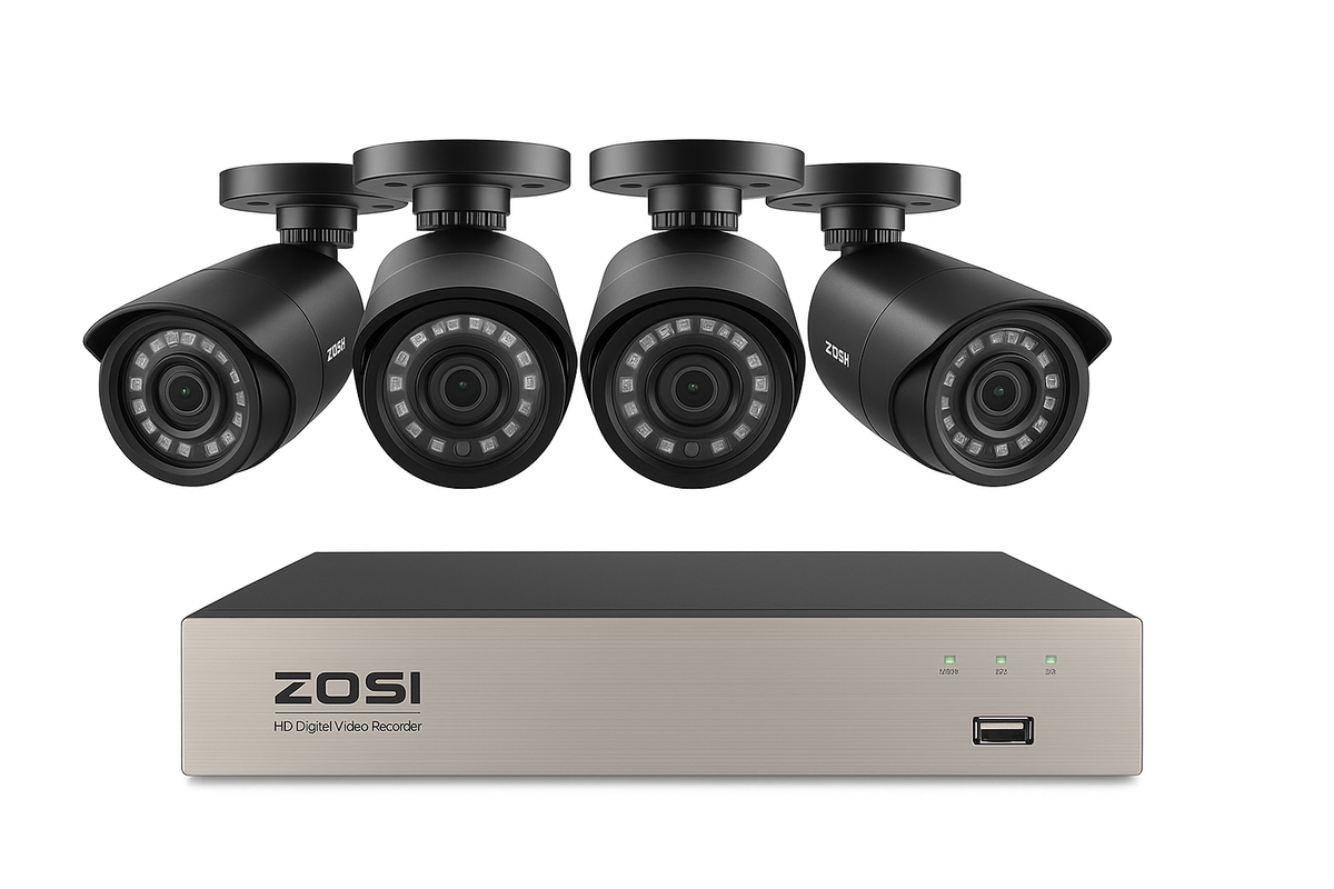 8CH 1080P Wired Security Camera System DVR Kit