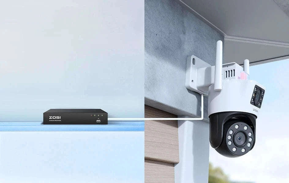ZOSI 8MP Dual-Lens WiFi PTZ Outdoor Security Camera-C298 Pro and SE / United States