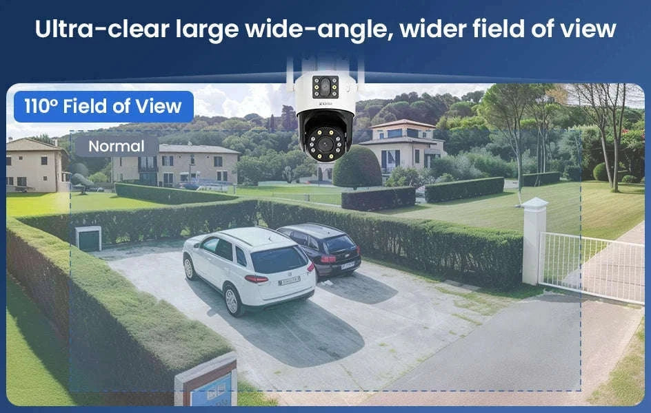ZOSI 8MP Dual-Lens WiFi PTZ Outdoor Security Camera-C298 Pro and SE / United States