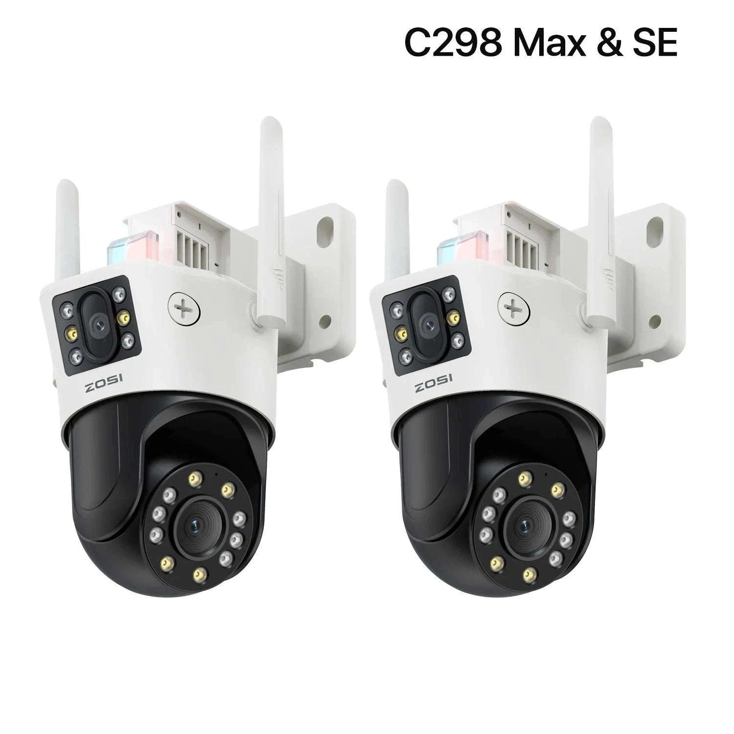 ZOSI 8MP Dual-Lens WiFi PTZ Outdoor Security Camera-C298 Pro and SE / United States