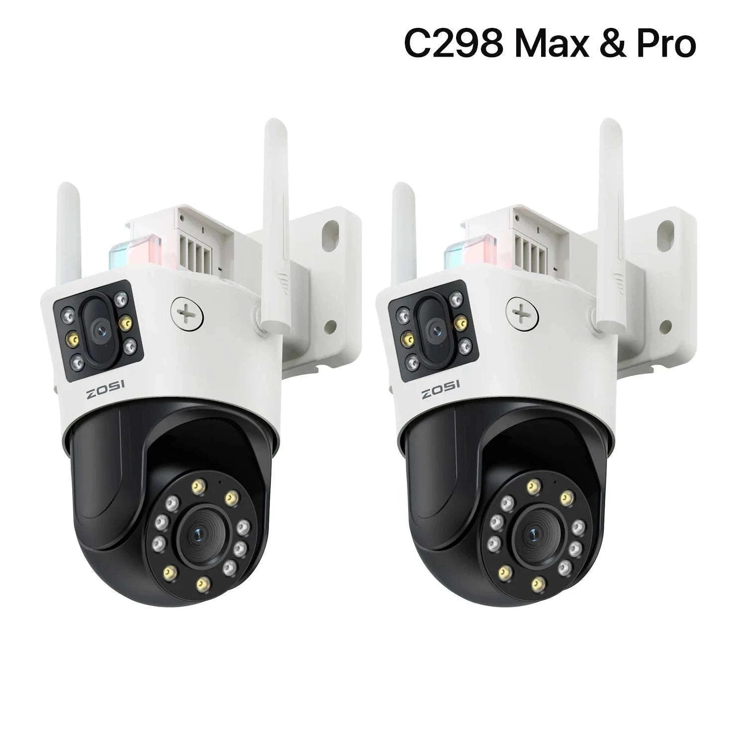 ZOSI 8MP Dual-Lens WiFi PTZ Outdoor Security Camera-C298 Pro and SE / United States