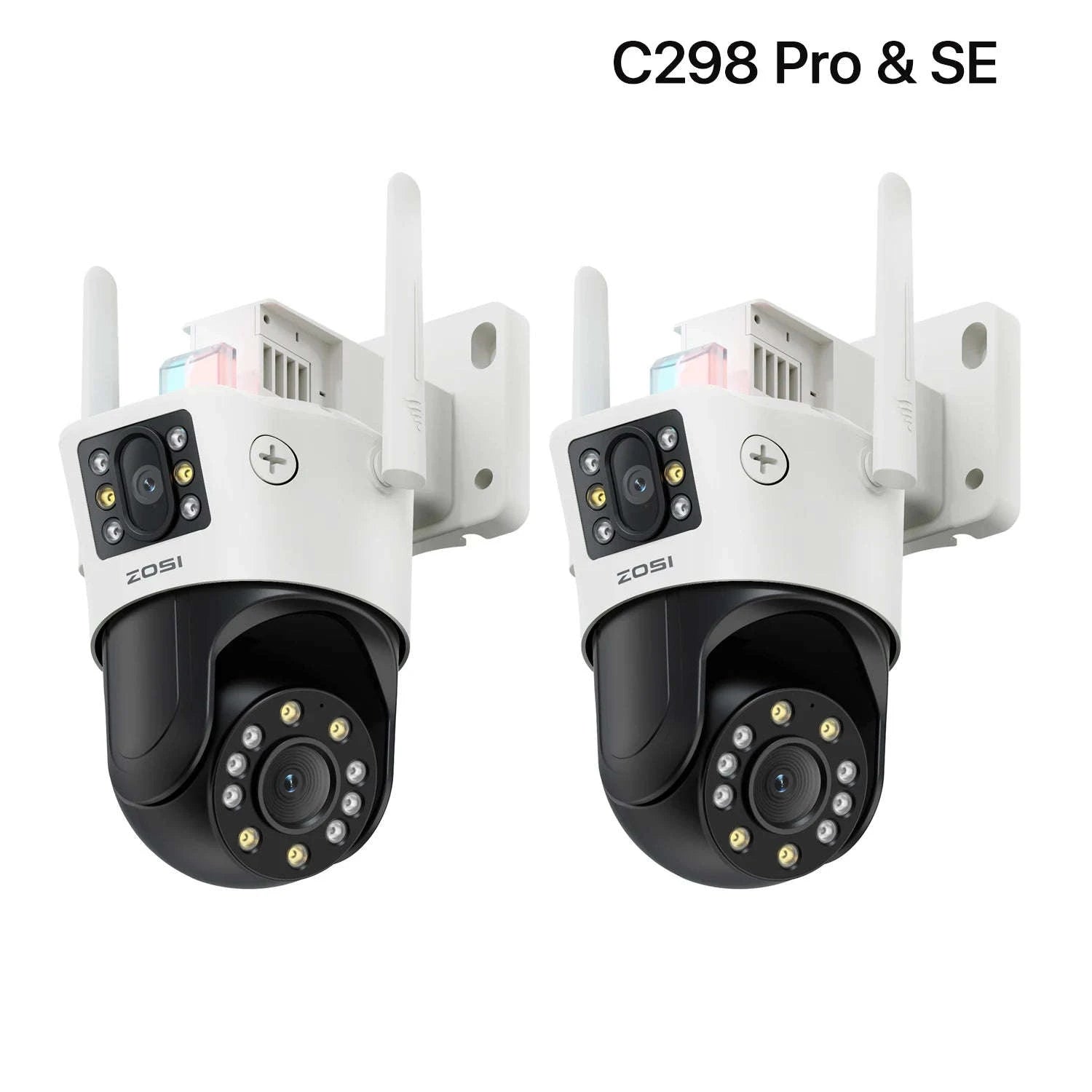 ZOSI 8MP Dual-Lens WiFi PTZ Outdoor Security Camera-C298 Pro and SE / United States