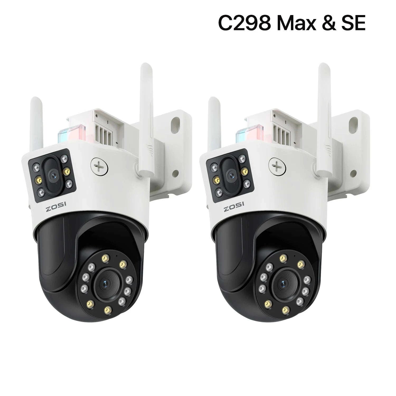 ZOSI 8MP Dual-Lens WiFi PTZ Outdoor Security Camera-C298 Pro and SE / United States