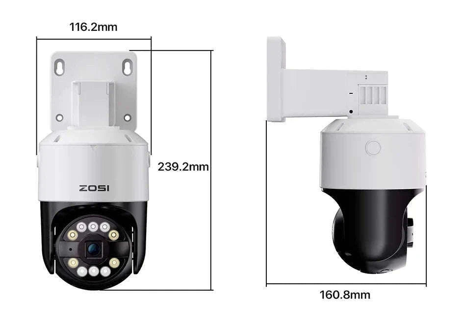 ZOSI 8MP PoE Outdoor Security Camera with AI Detection-5MP / Poland