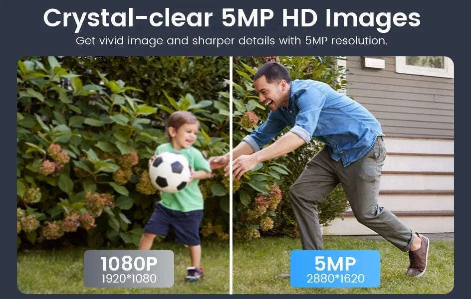 ZOSI 8MP PoE Outdoor Security Camera with AI Detection-5MP / Poland
