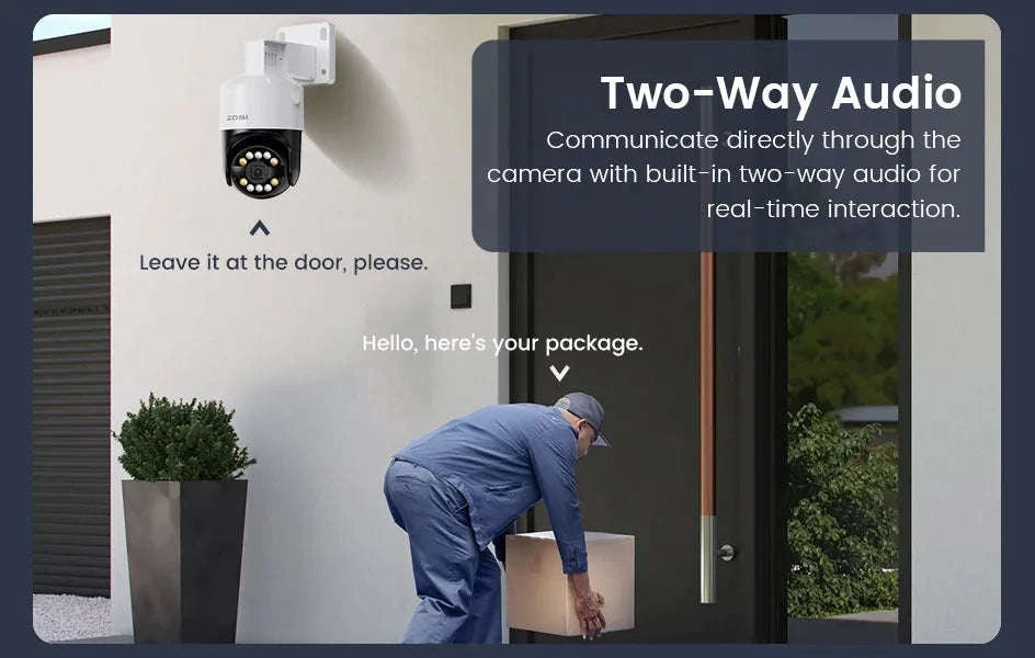 ZOSI 8MP PoE Security Camera System with AI Detection-2PCS 5MP Cameras / Australia / None
