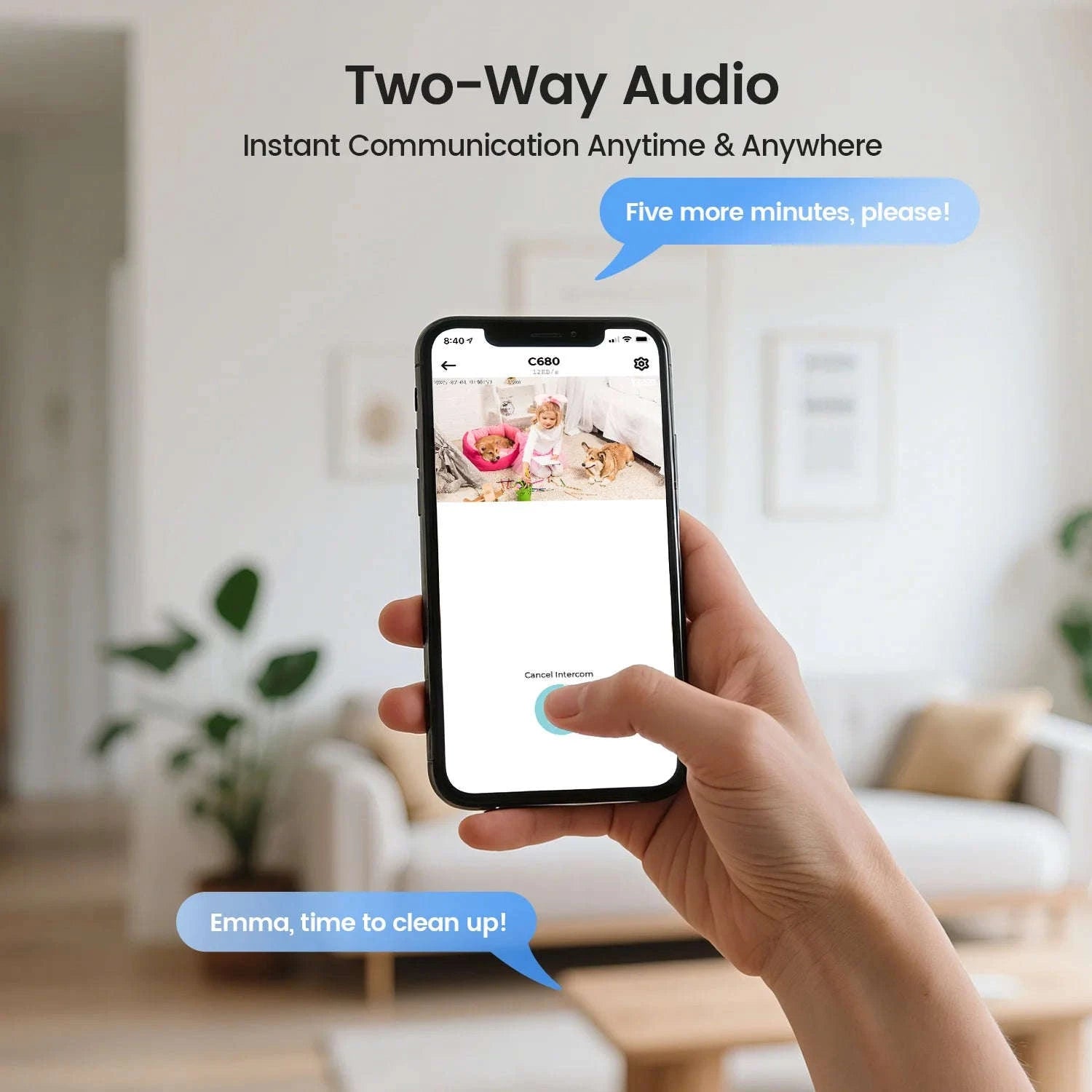 ZOSI C680 2K Window Security Camera with Full-Color Night Vision-C680-1PACK / Poland