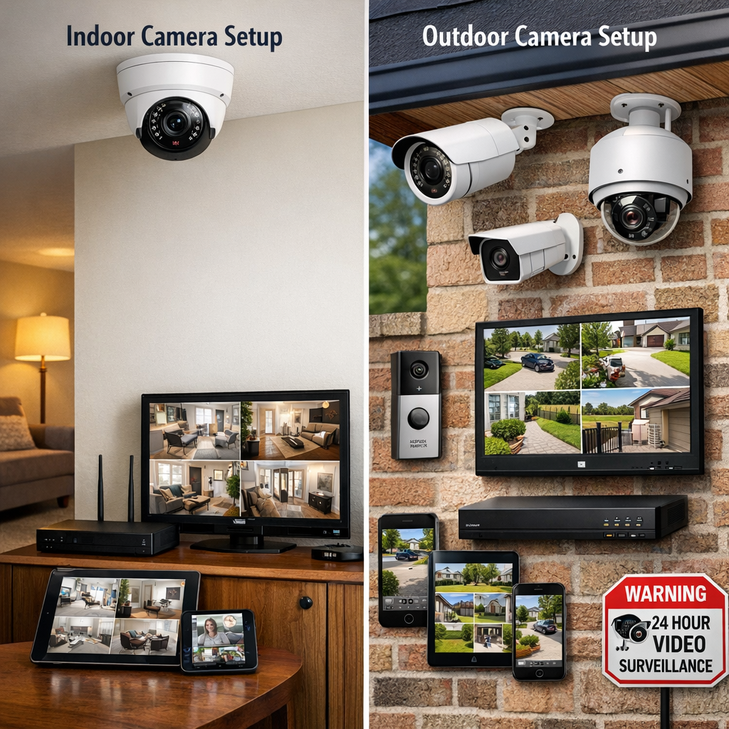 Video Surveillance for Small Business: Indoor vs Outdoor Cameras