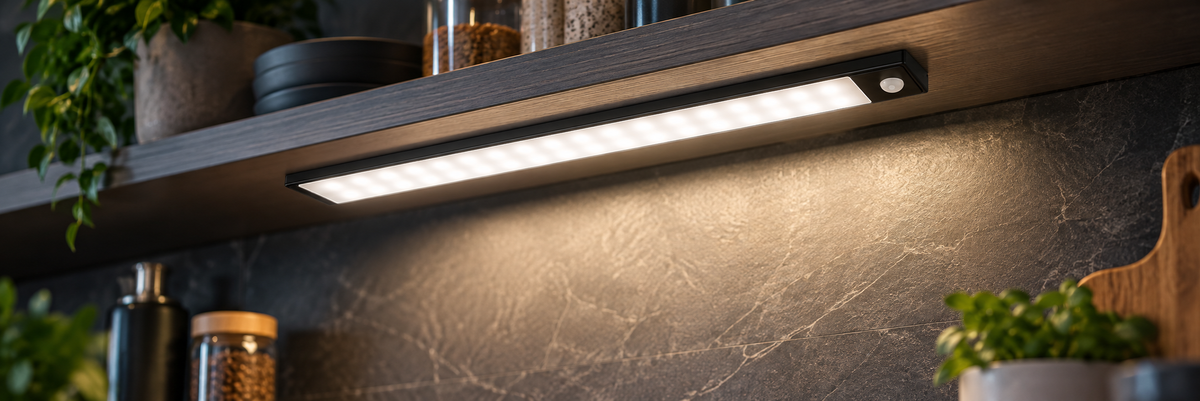 Lighting collection product in a practical setting