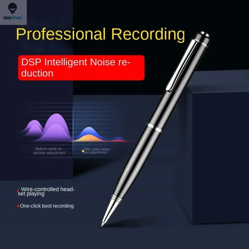 0-128G Mini Pen Activated Voice Recorder Espia U Disk Professional Audio Record Noise Reduce Sound Digital Dictaphone MP3 Player Spy-shop.com