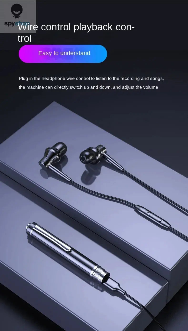 0-128G Mini Pen Activated Voice Recorder Espia U Disk Professional Audio Record Noise Reduce Sound Digital Dictaphone MP3 Player Spy-shop.com