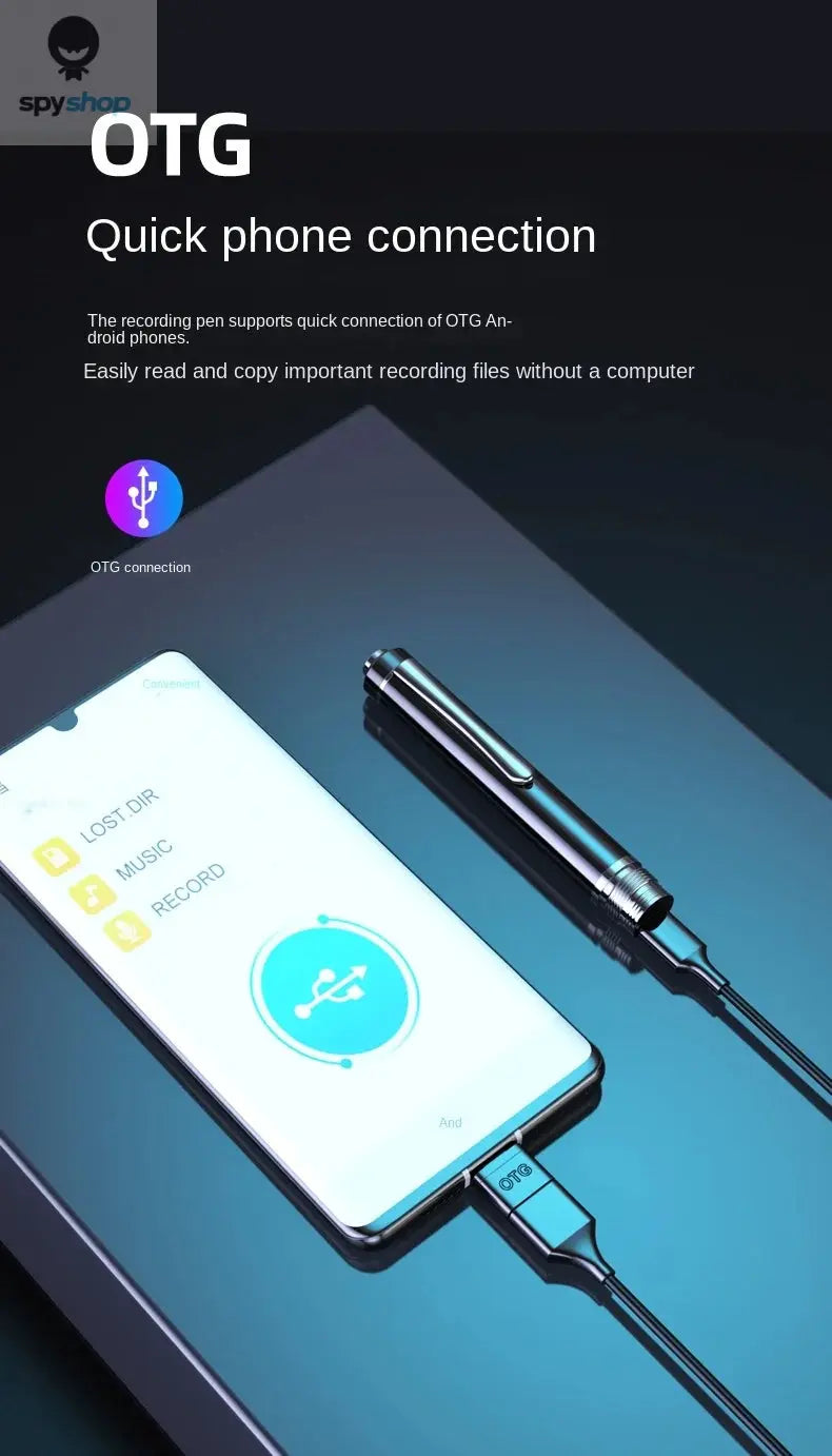 0-128G Mini Pen Activated Voice Recorder Espia U Disk Professional Audio Record Noise Reduce Sound Digital Dictaphone MP3 Player Spy-shop.com