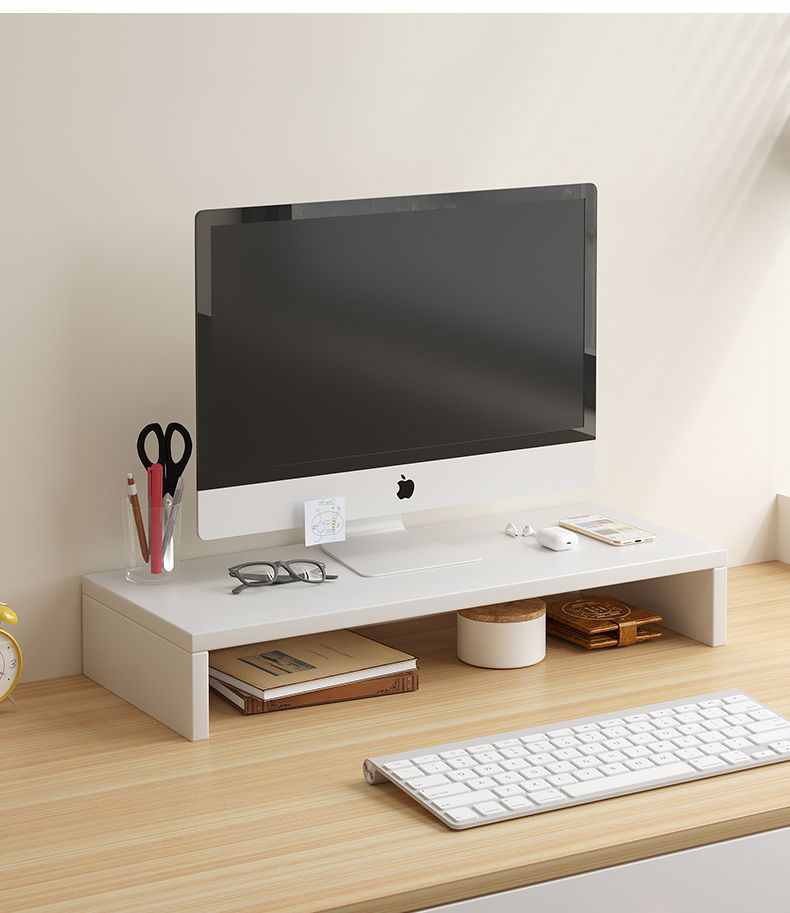 Monitorverhoger met opbergruimte – bureau-organizer voor laptop en scherm