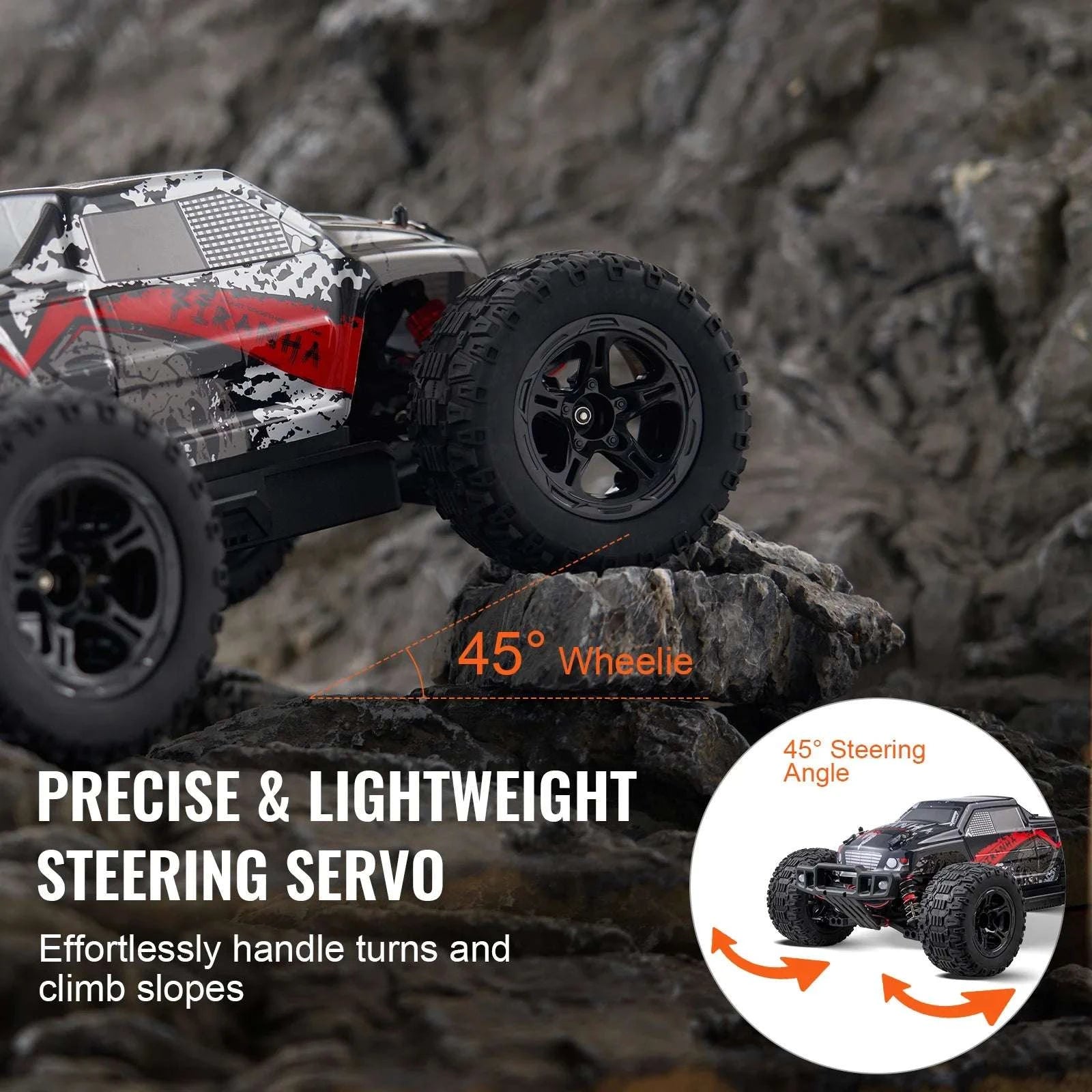 1:10 4WD RC Off-Road Truck 38KM/H with Dual Batteries-1PC / United States