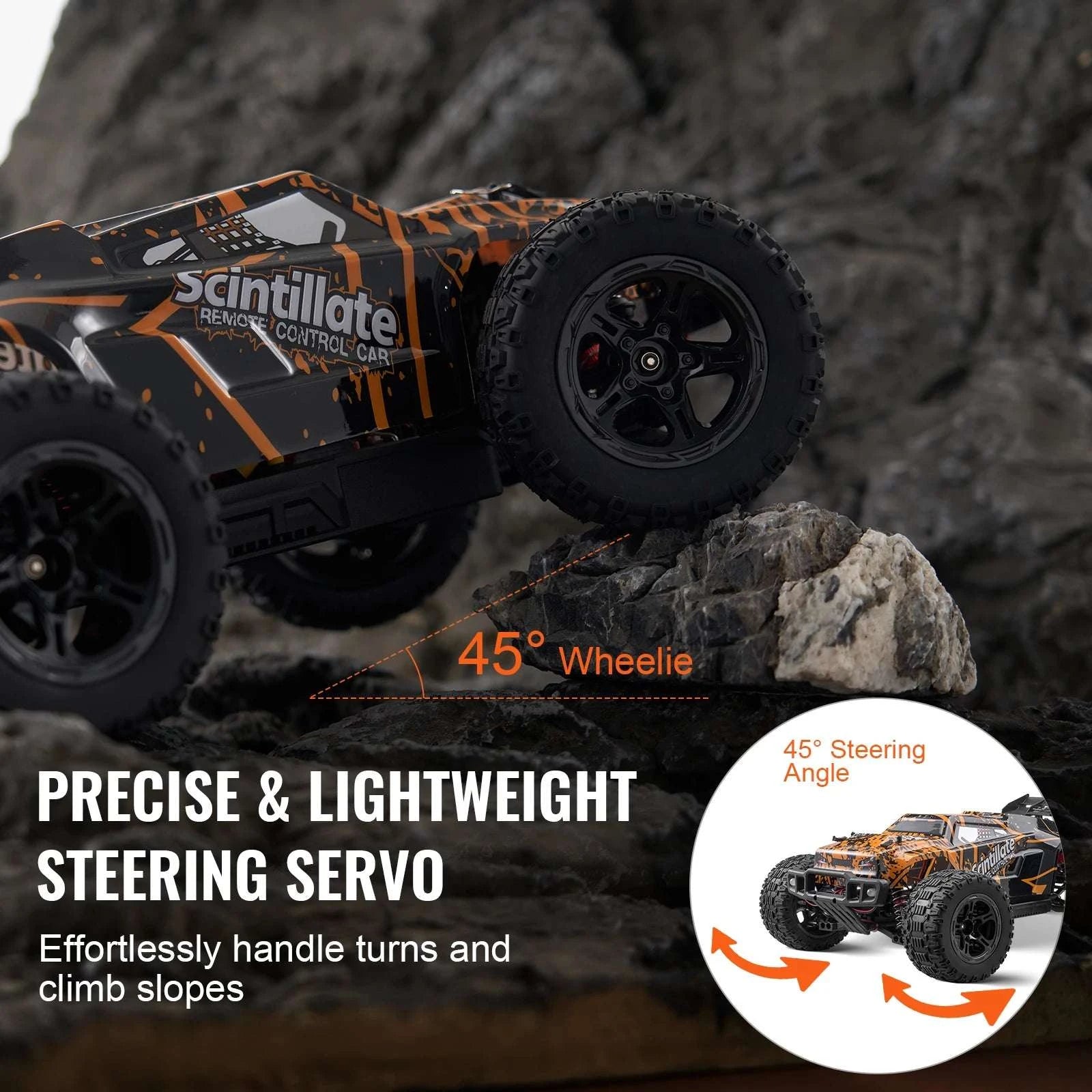 1:10 RC Off-Road Truck 50 km/h 4WD High-Speed All Terrain Car-1PC / CZECH REPUBLIC