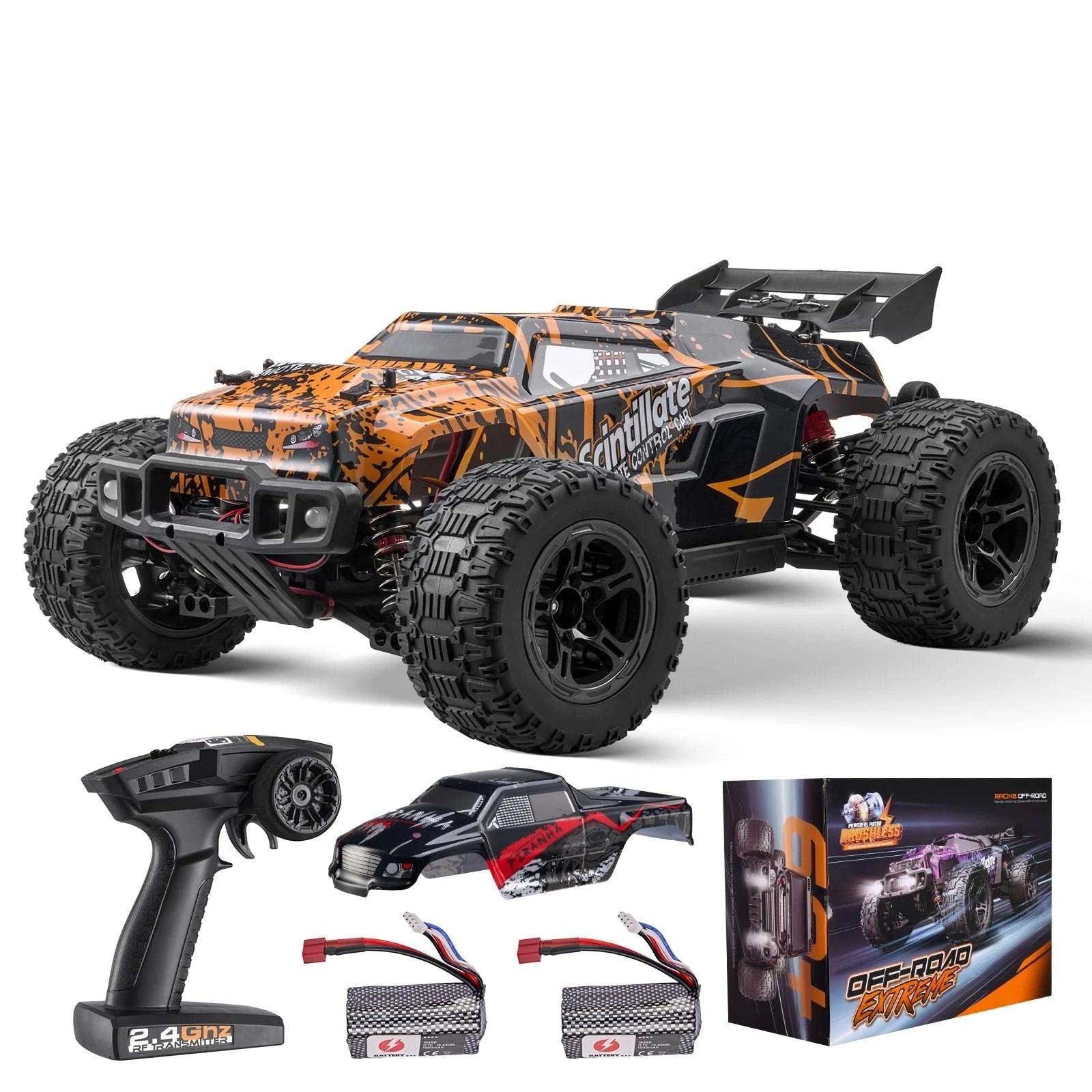 1:10 RC Off-Road Truck 50 km/h 4WD High-Speed All Terrain Car-1PC / CZECH REPUBLIC