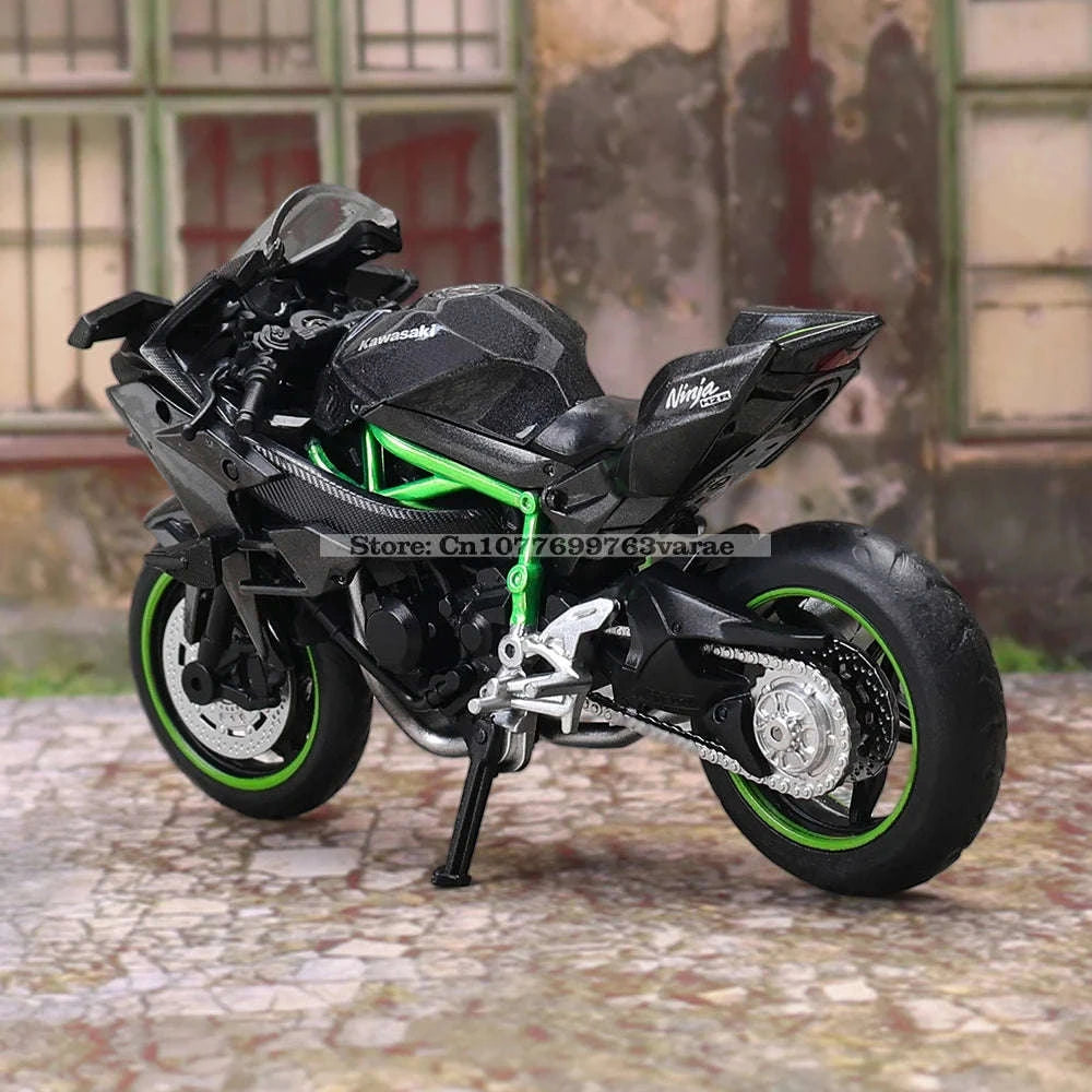 1:18 Kawasaki Ninja H2R Die‑Cast Motorcycle Model-1-18 GSX-R1000