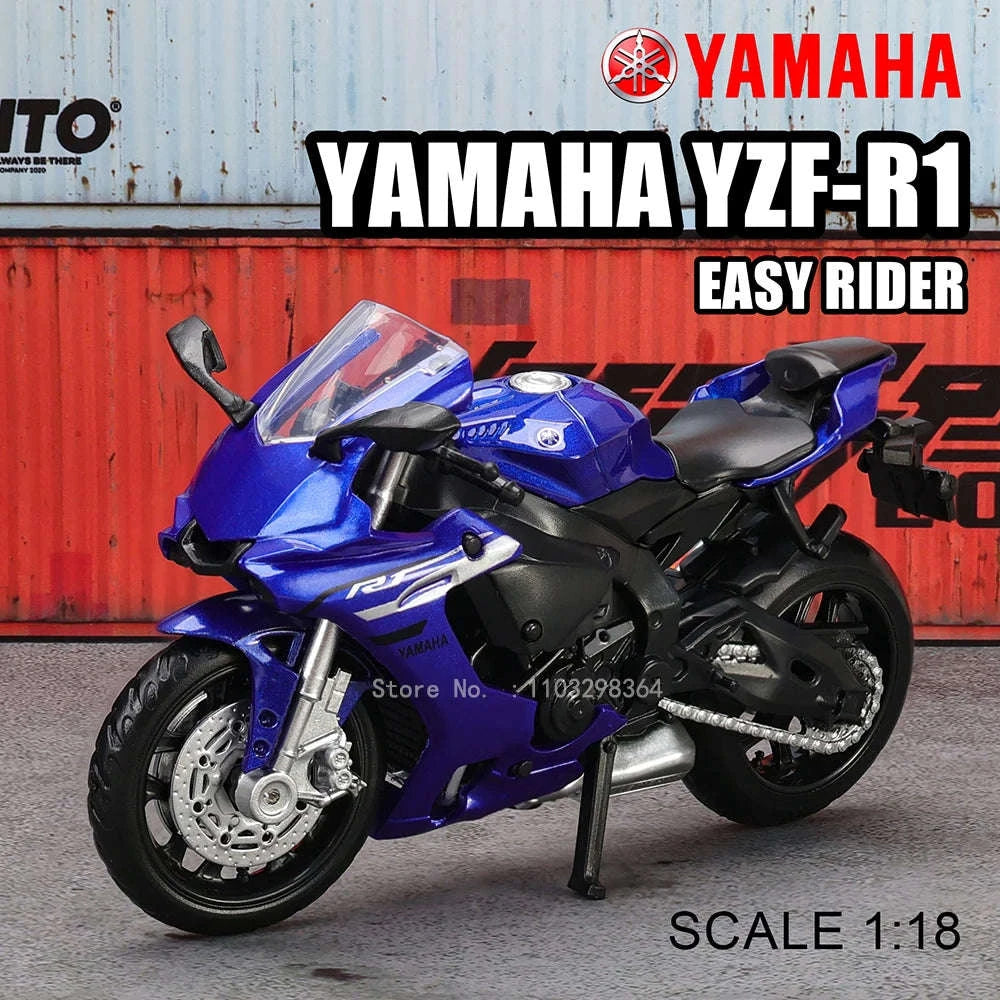 1:18 Kawasaki Ninja H2R Die‑Cast Motorcycle Model-1-18 GSX-R1000