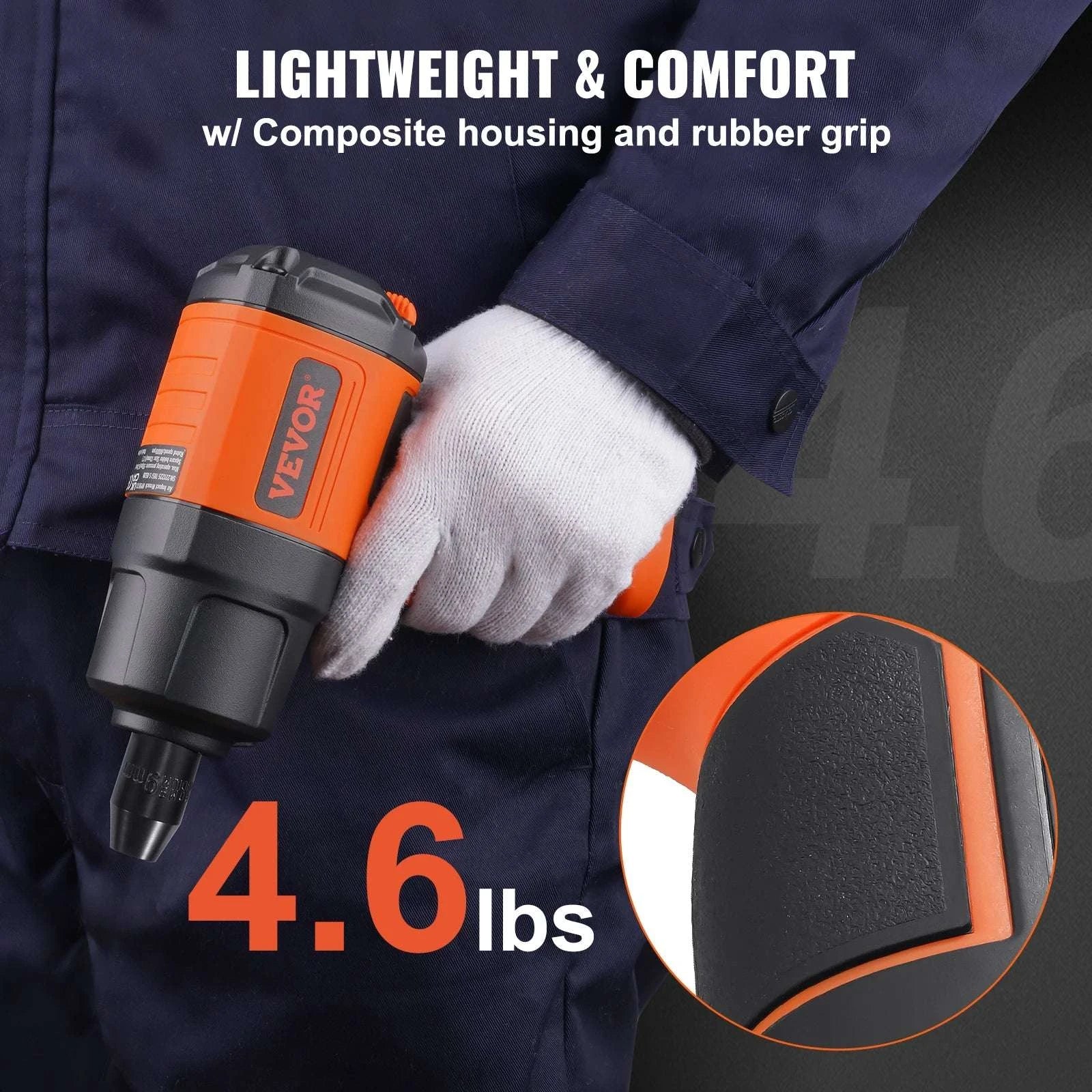 1/2" Air Impact Wrench 1200 ft-lb with Socket Set & Case-1350N / United States