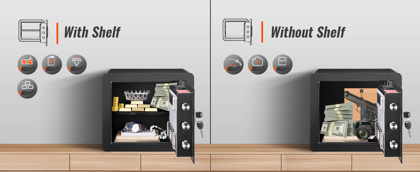 1.2 Cubic Feet Electronic Safe Box with Digital Access-1.2 Cubbic Fit / CZECH REPUBLIC