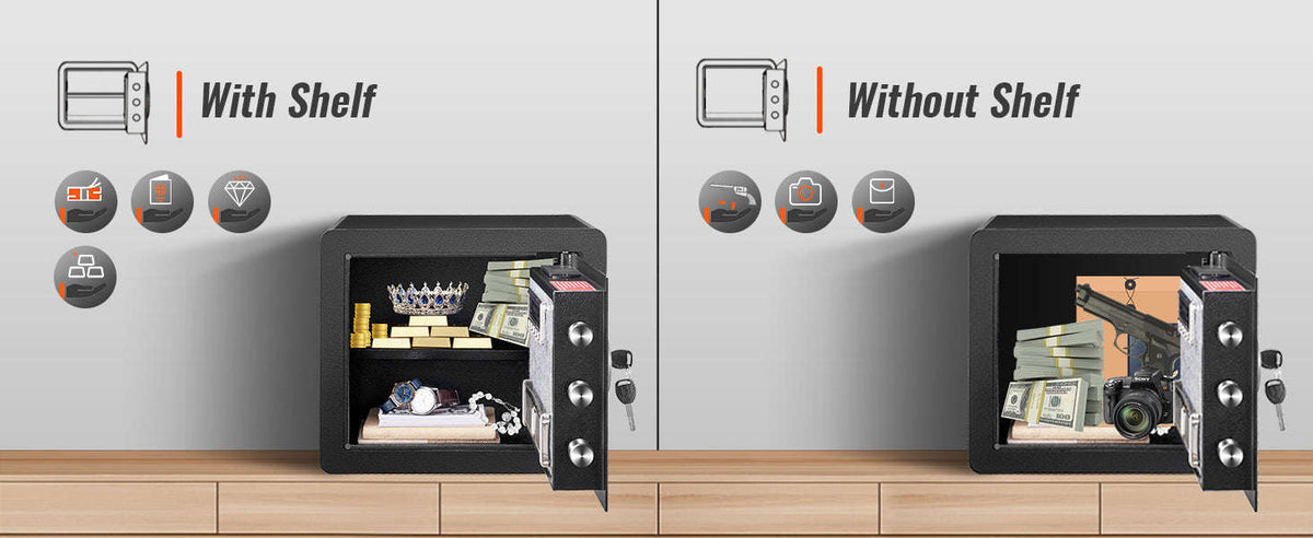 1.2 Cubic Feet Electronic Safe Box with Digital Access and Override Keys-1.2 Cubbic Fit / Poland