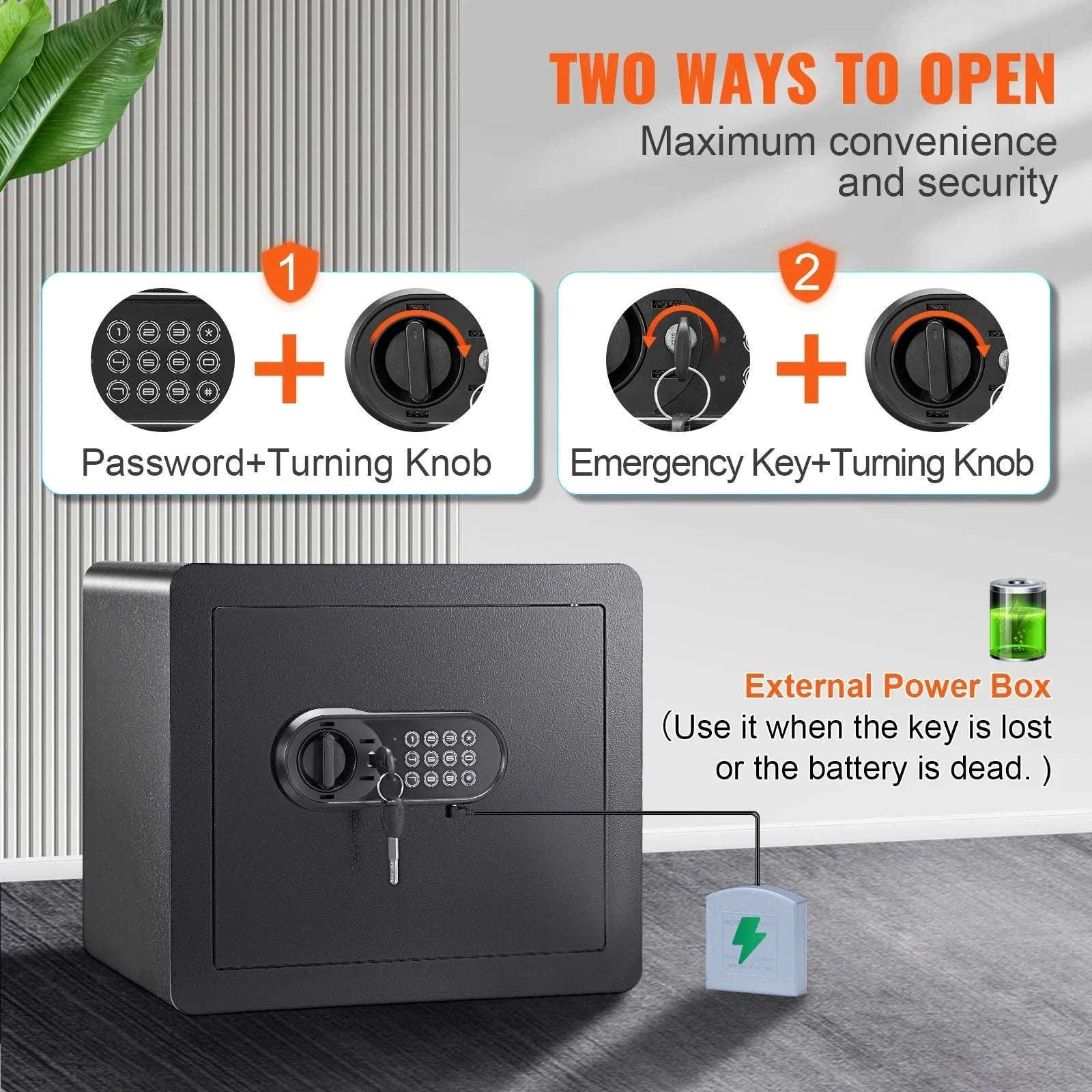 1.2 Cubic Foot Electronic Safe Box with Digital Access-1.2 Cubbic Fit / CZECH REPUBLIC