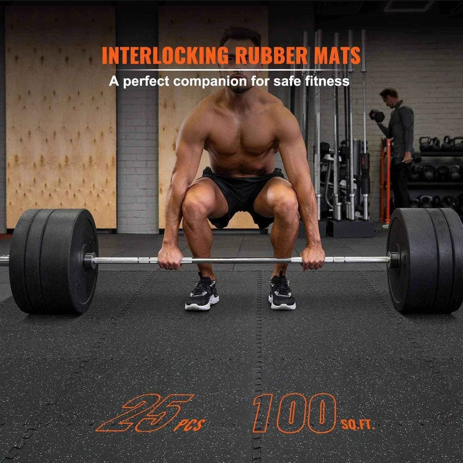 1/2 Inch Interlocking Gym Floor Mats EVA Foam & Rubber Tiles-25PCS / Poland