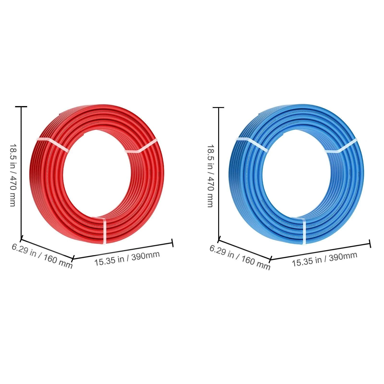 1/2 Inch PEX-A Pipe Tubing 2x100ft Hot and Cold Water Supply-PEX-A / United States