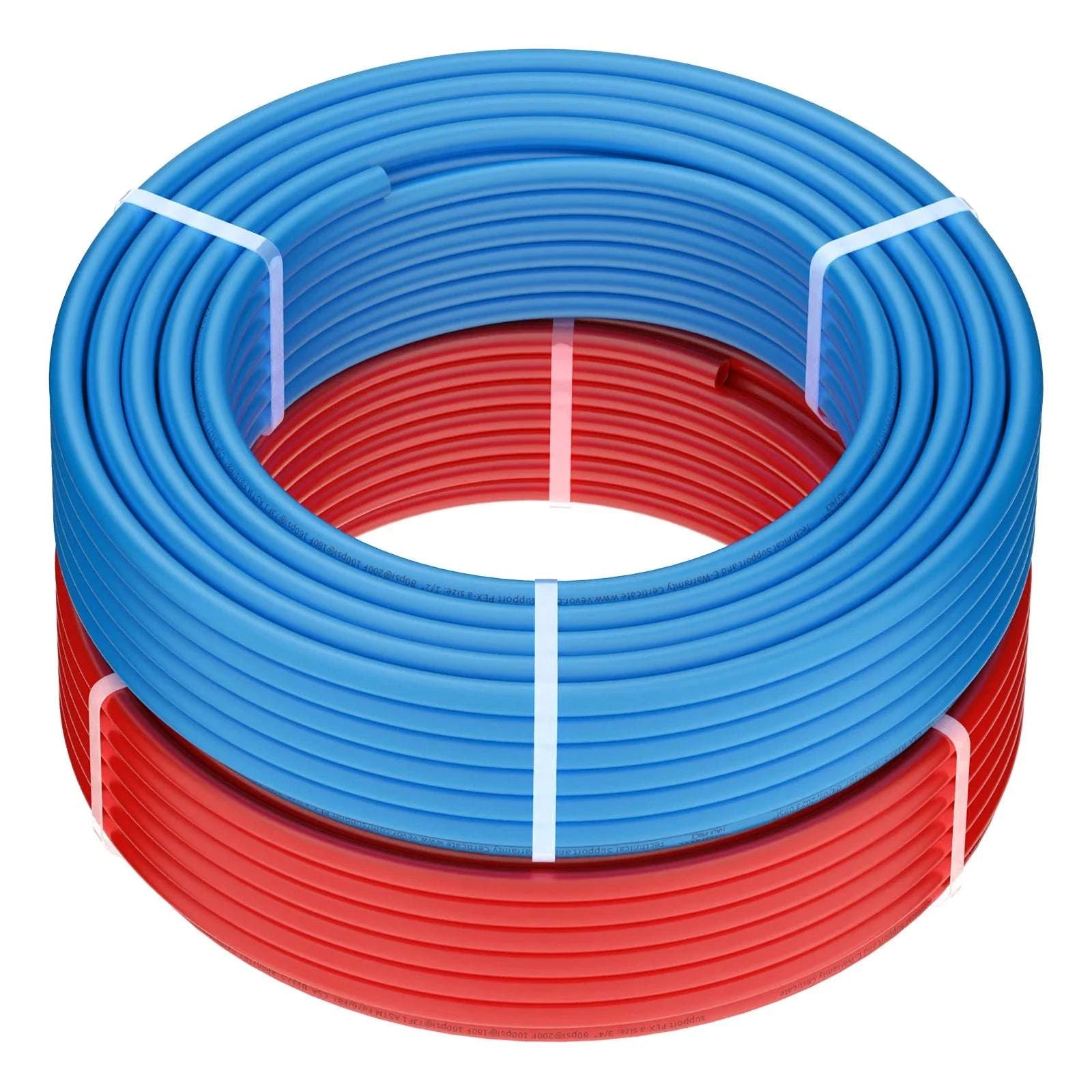 1/2 Inch PEX-A Pipe Tubing 2x100ft Hot and Cold Water Supply-PEX-A / United States