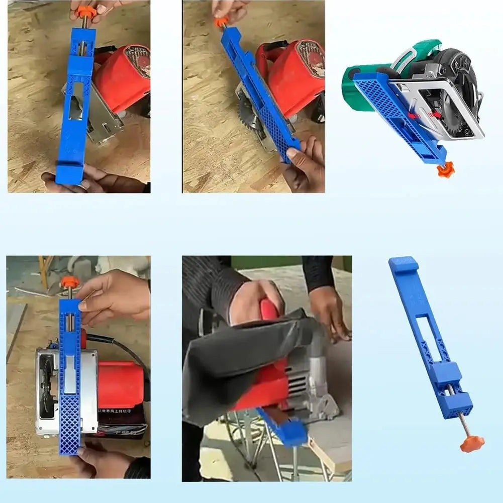 1/2pcs Adjustable Cutting Machine Base Guide Circular Saw Milling Positioning Clamps Cutting Machine Edge Guide Positioner Tool 