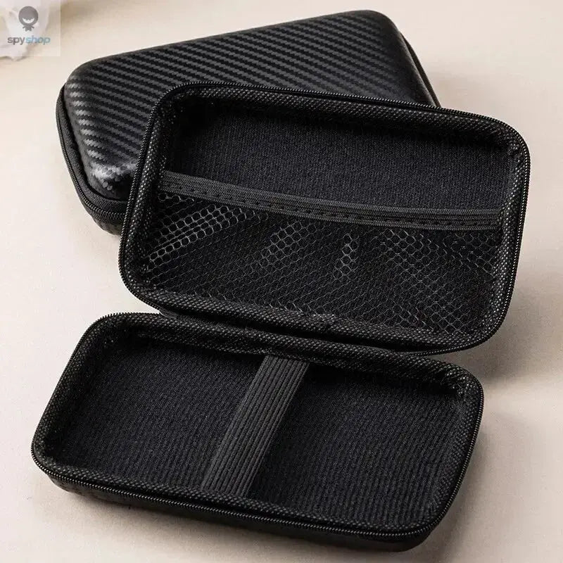 1/2pcs Portable Eva Storage Bag Zipper Pouch Mobile Phone Charger Protection Bag Mobile Hard Disk Bag U Disk Data Cable Storage Spy-shop.com