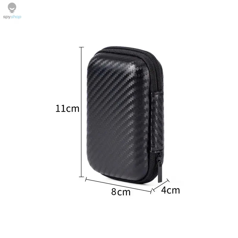 1/2pcs Portable Eva Storage Bag Zipper Pouch Mobile Phone Charger Protection Bag Mobile Hard Disk Bag U Disk Data Cable Storage Spy-shop.com