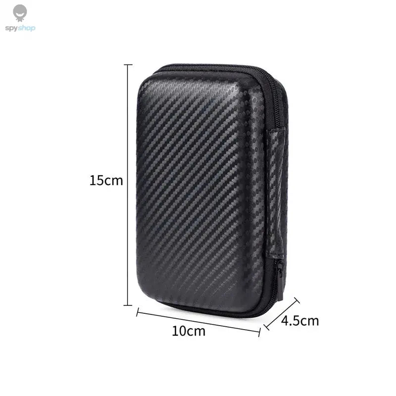 1/2pcs Portable Eva Storage Bag Zipper Pouch Mobile Phone Charger Protection Bag Mobile Hard Disk Bag U Disk Data Cable Storage Spy-shop.com